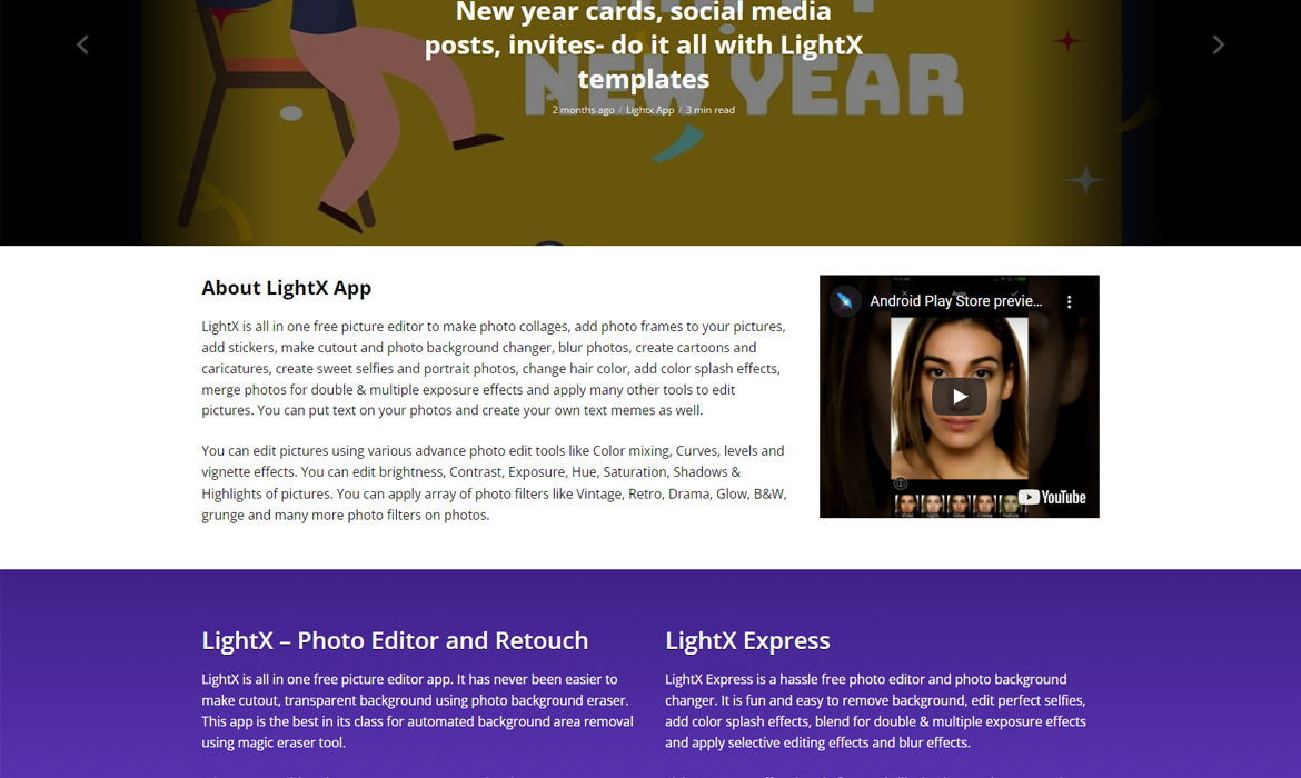 LightX App